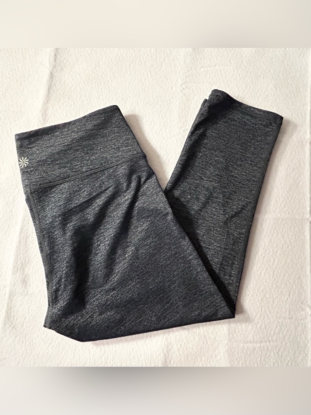 Athleta Charcoal Heather Performance Womens Small Capris